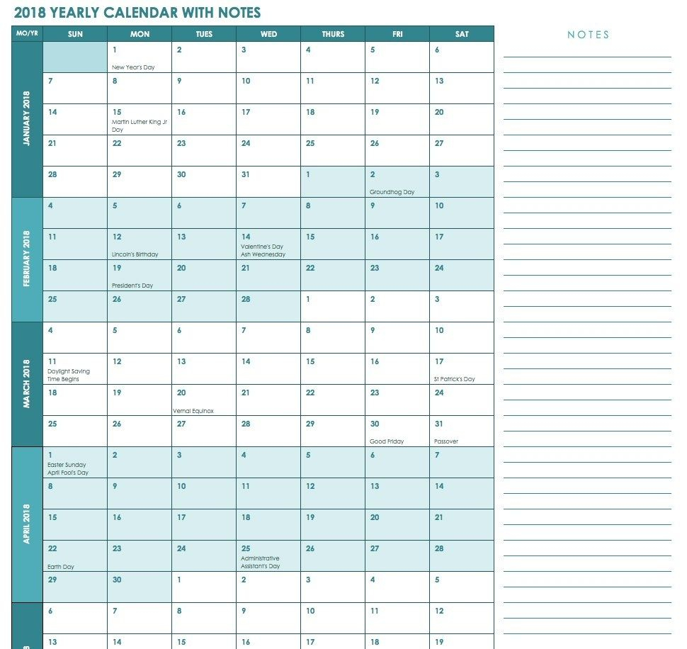 Printable Calendar 6 Months Per Page Yearly Calendar Template Excel 
