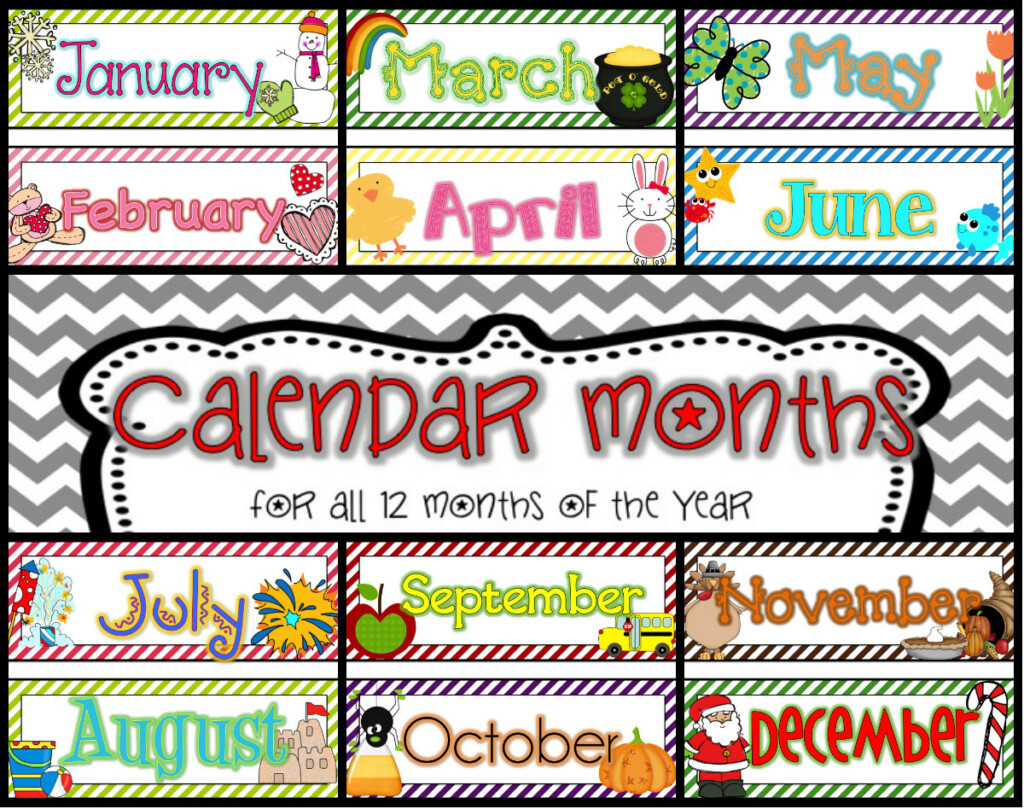 Printable Months Of The Year Clipart Clip Art Library