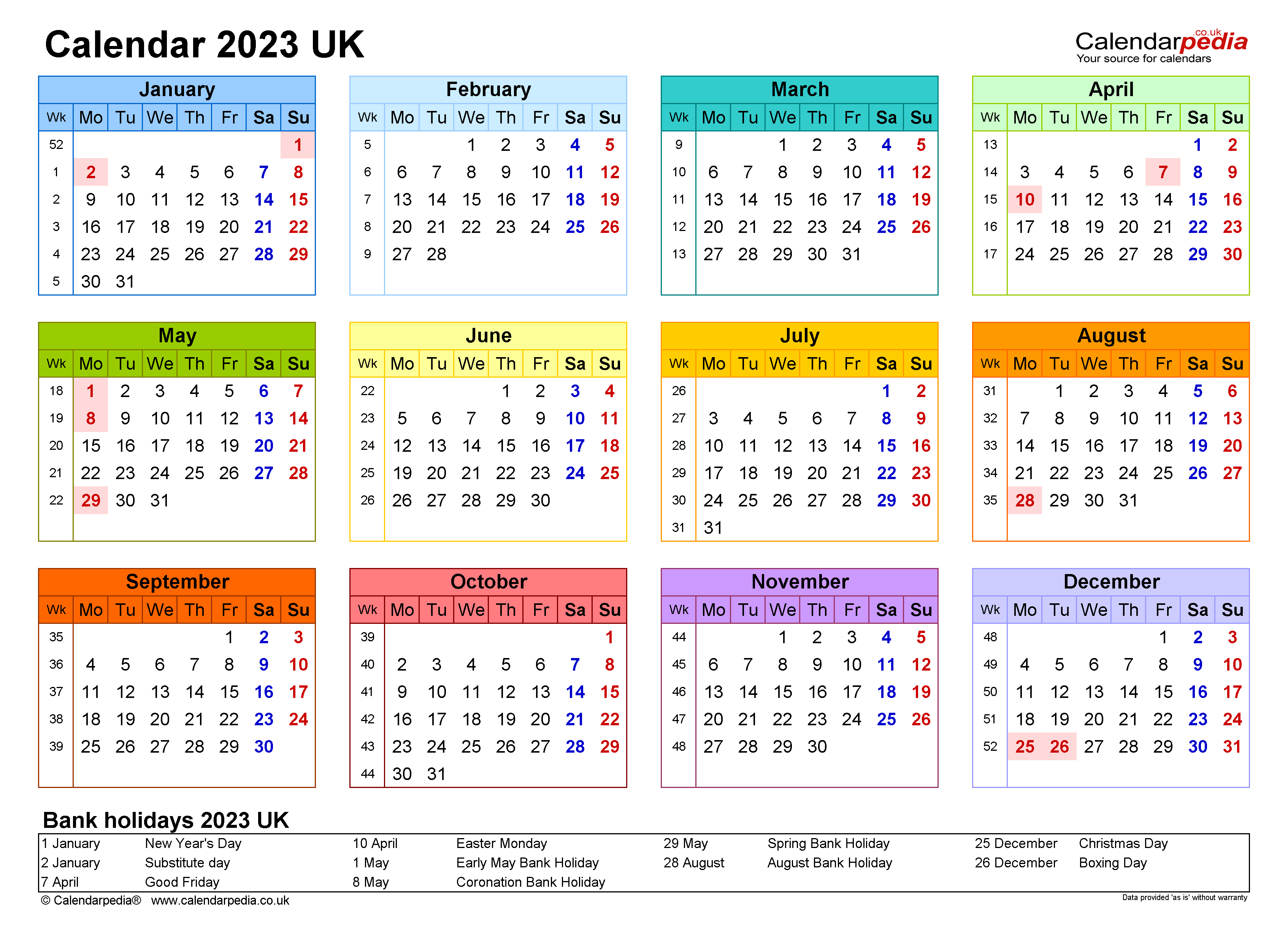 Review Of 2023 Calendar With Week Numbers Images Calendar With