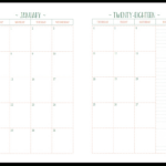 Take Free Half Page Customizable Calendar Printable Calendar