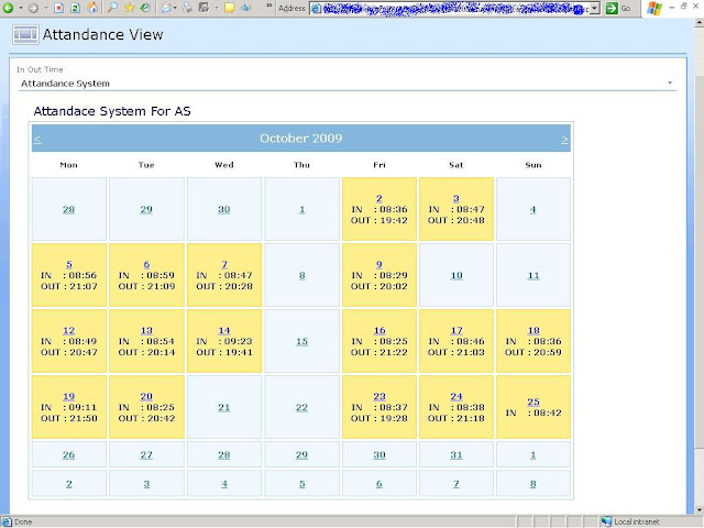 Techno Freak Calendar Control Customization For Sharepoint JQuery