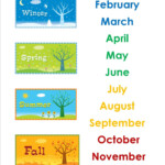 The Idea Cubby The Calendar Months