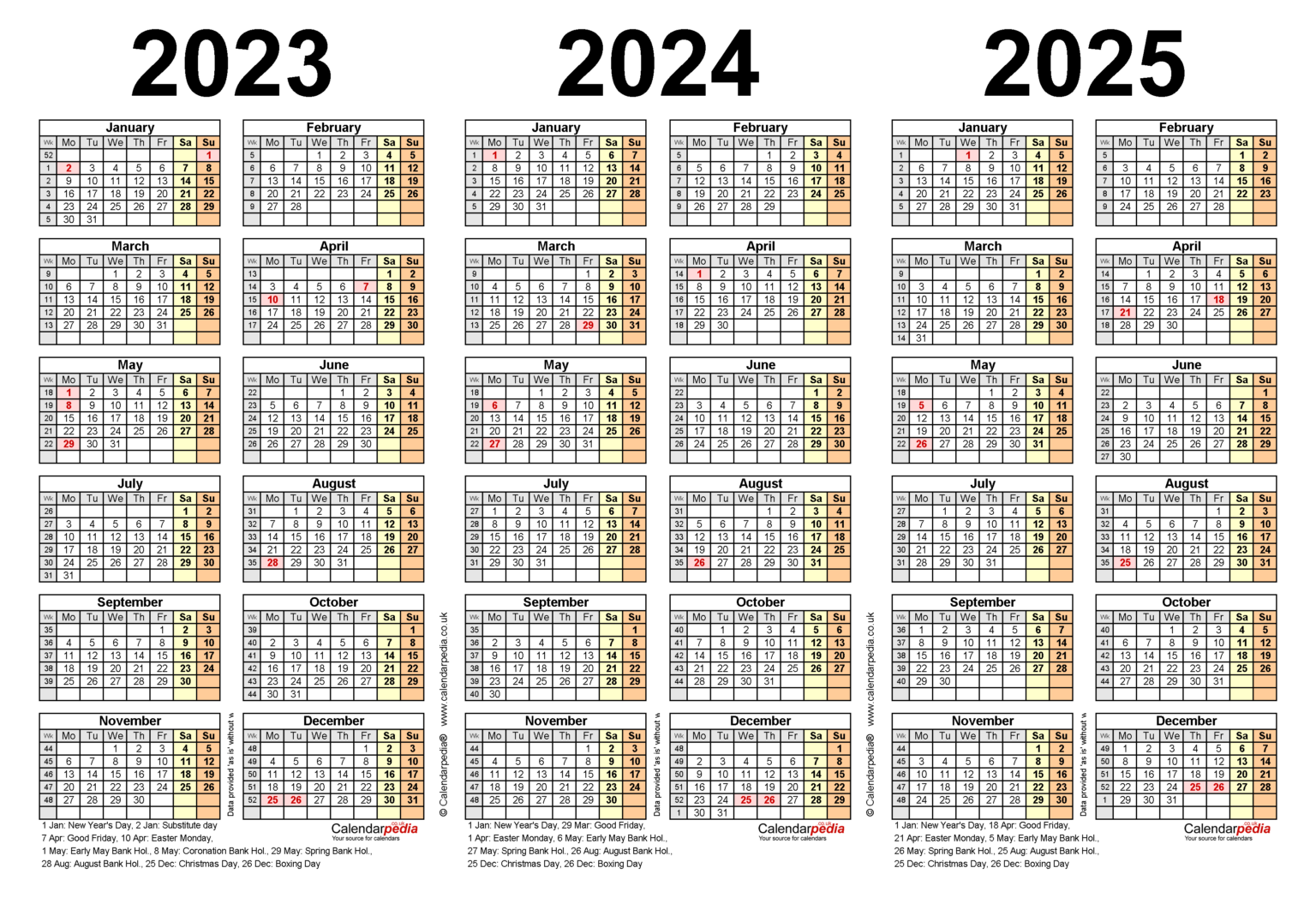 Three Year Calendars For 2022 2023 And 2024 Uk For Word Porn Sex