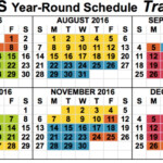 Wcpss Year Round Calendar Calendar Template 2022