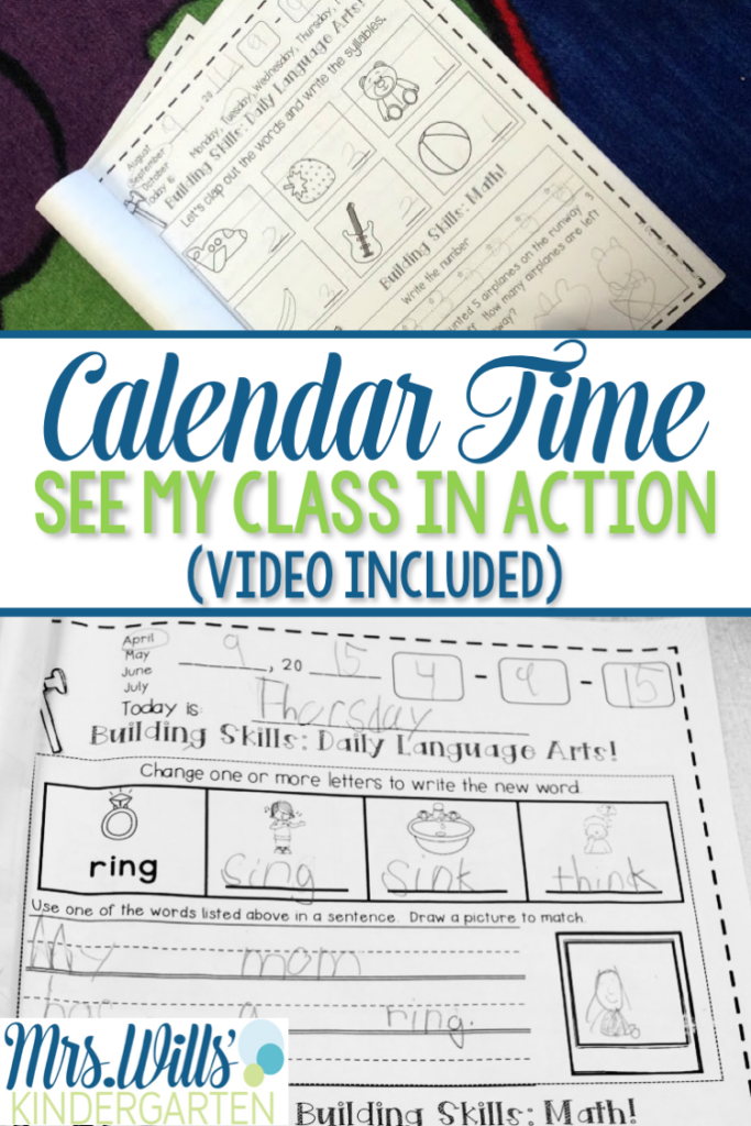 What Does Calendar Time Look Like In My Classroom Watch The Video 