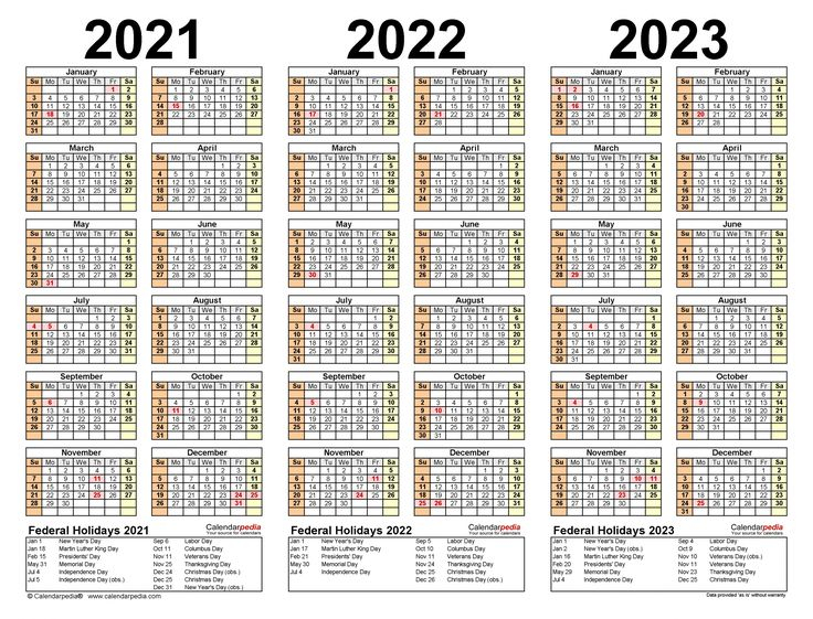 Year Overview 2021 Thru 2024 In 2021 Calendar Printables Yearly 