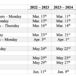 Year Round Calendar Cumberland 2022 23 April 2022 Calendar
