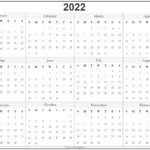 Year View Calendar 2022 Monitoring solarquest in