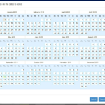 Year View Calendar Jquery Month Calendar Printable